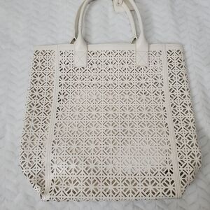 Tory Burch Lasercut PVC Tote